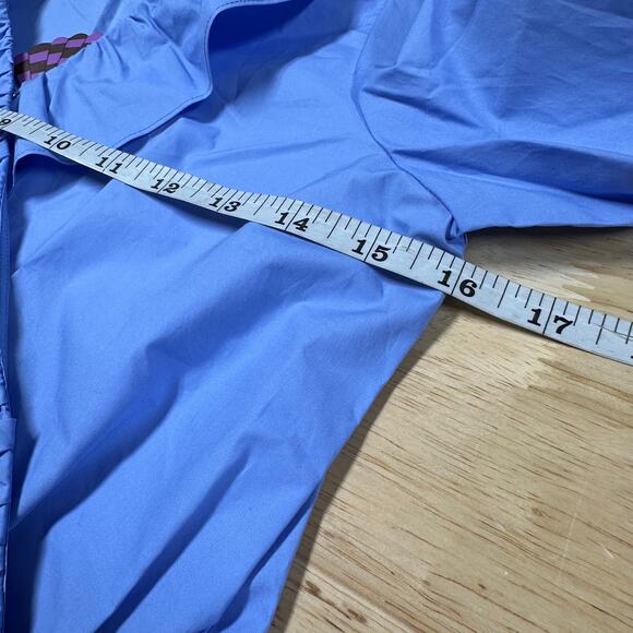 Scotch & Soda Crisp Cotton Ruffle Wrapover Top Girls Size 10 New With Tags - Picture 10 of 11